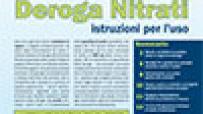 Deroga Nitrati – istruzioni per l’uso