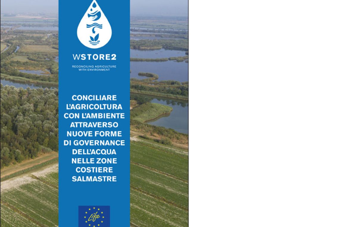 Progetto LIFE+ WStore2 – Conciliare l’agricoltura con l’ambiente attraverso nuove forme di governance dell’acqua nelle zone costiere salmastre – Documentazione tecnica