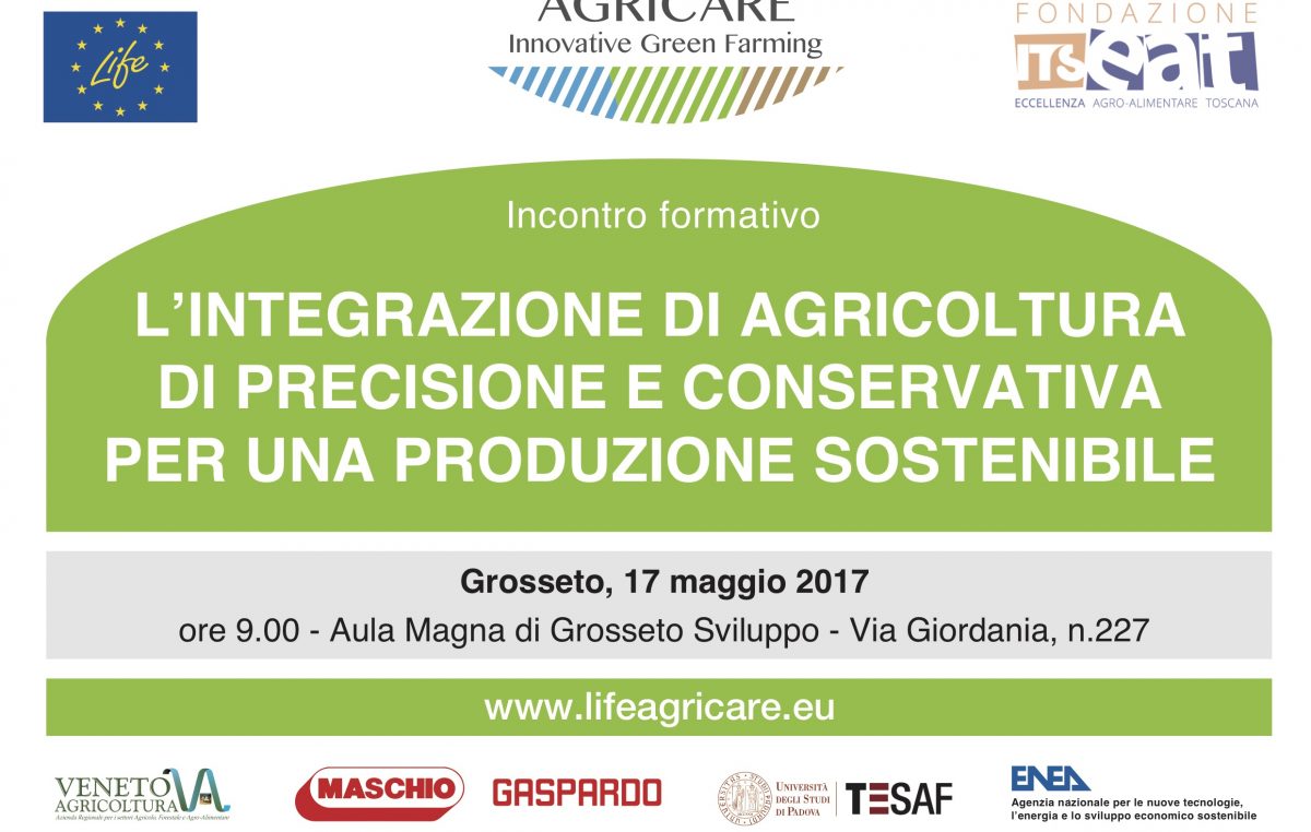 Agricoltura di precisione e conservativa per una produzione sostenibile