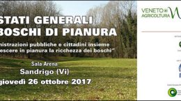 26 ottobre 2017 – STATI GENERALI DEI BOSCHI DI PIANURA – Sandrigo (VI), Sala Arena