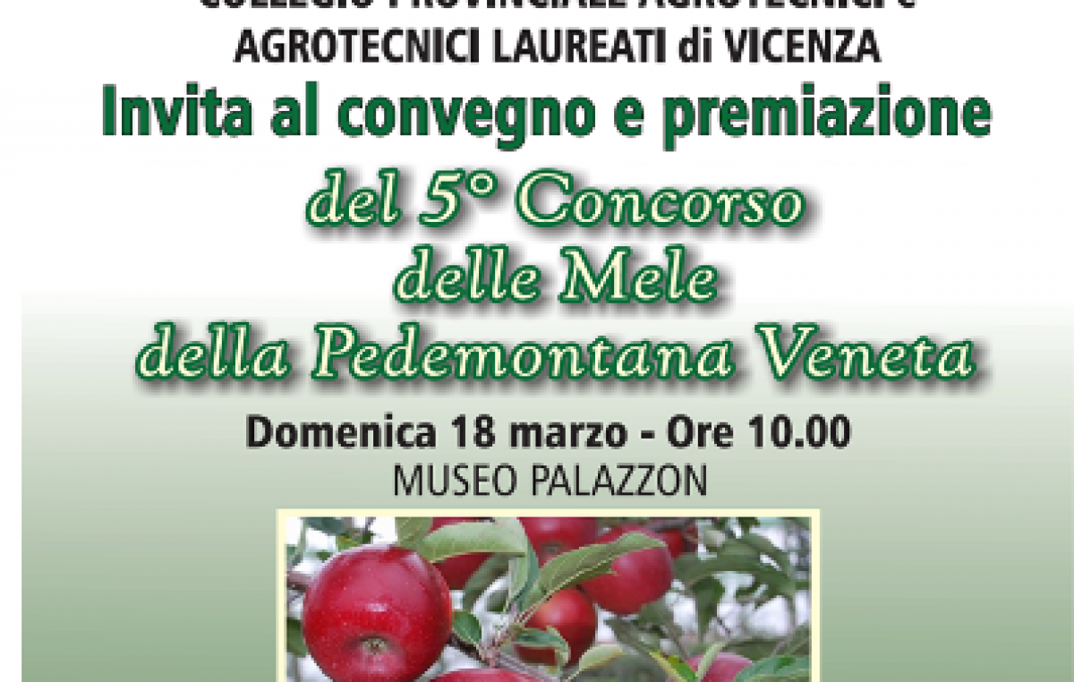 Convegno e Premiazione del 5° Concorso delle Mele della Pedemontana Veneta