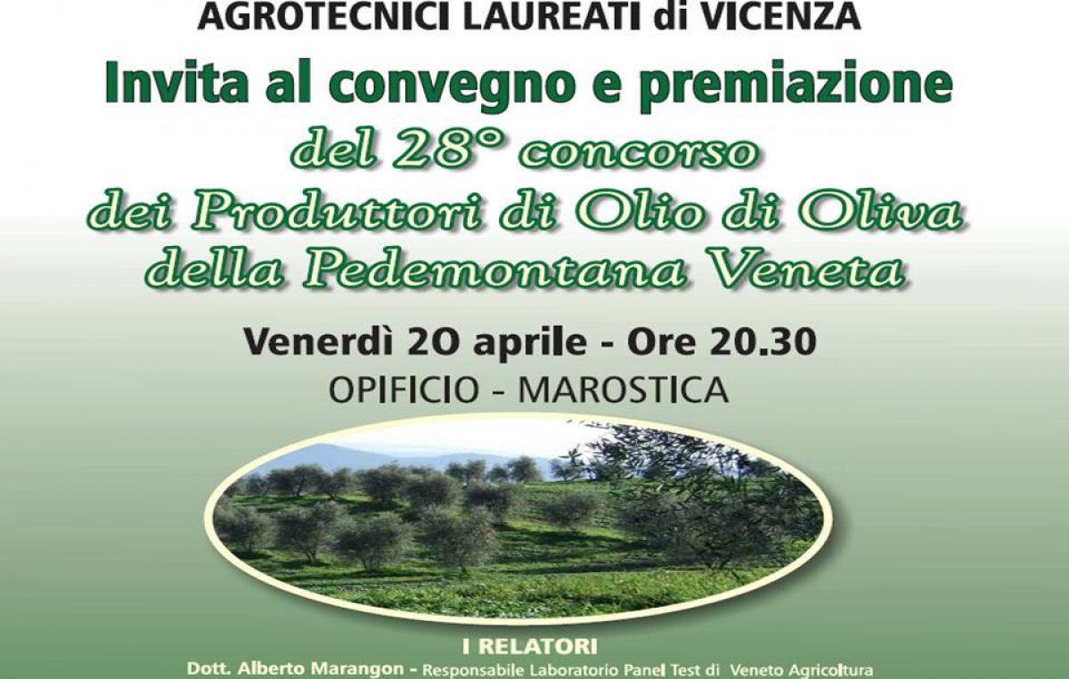 Concorso dei produttori di olio di oliva della pedemontana veneta