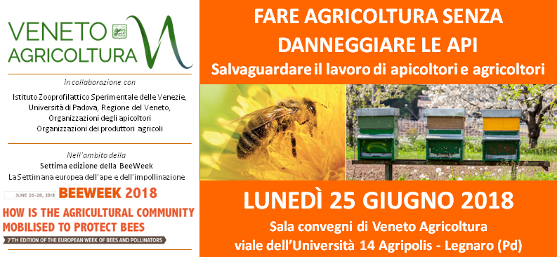 Incontro agricoltura senza danneggiare api 25 giugno 2018