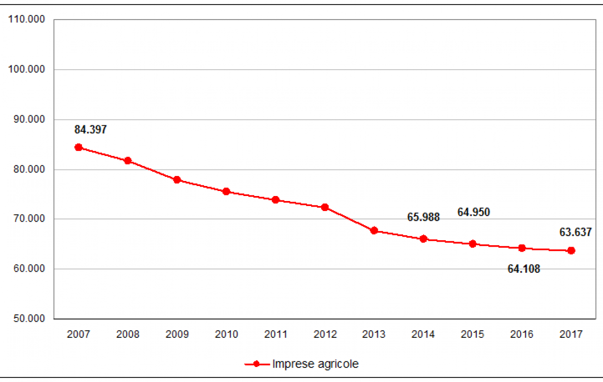 IMPRESE SETTORE PRIMARIO VENETO, NUMERI IN CALO. MA È UN DATO NEGATIVO?
