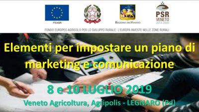 Elementi per impostare un piano di marketing e comunicazione (cod.2A-24-19)
