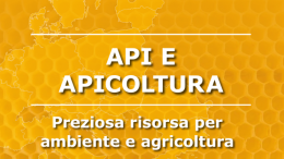 Api e apicoltura – Preziosa risorsa per ambiente e agricoltura