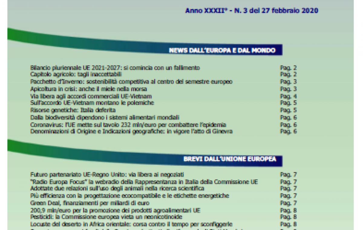 VENETO AGRICOLTURA EUROPA N. 04/2020