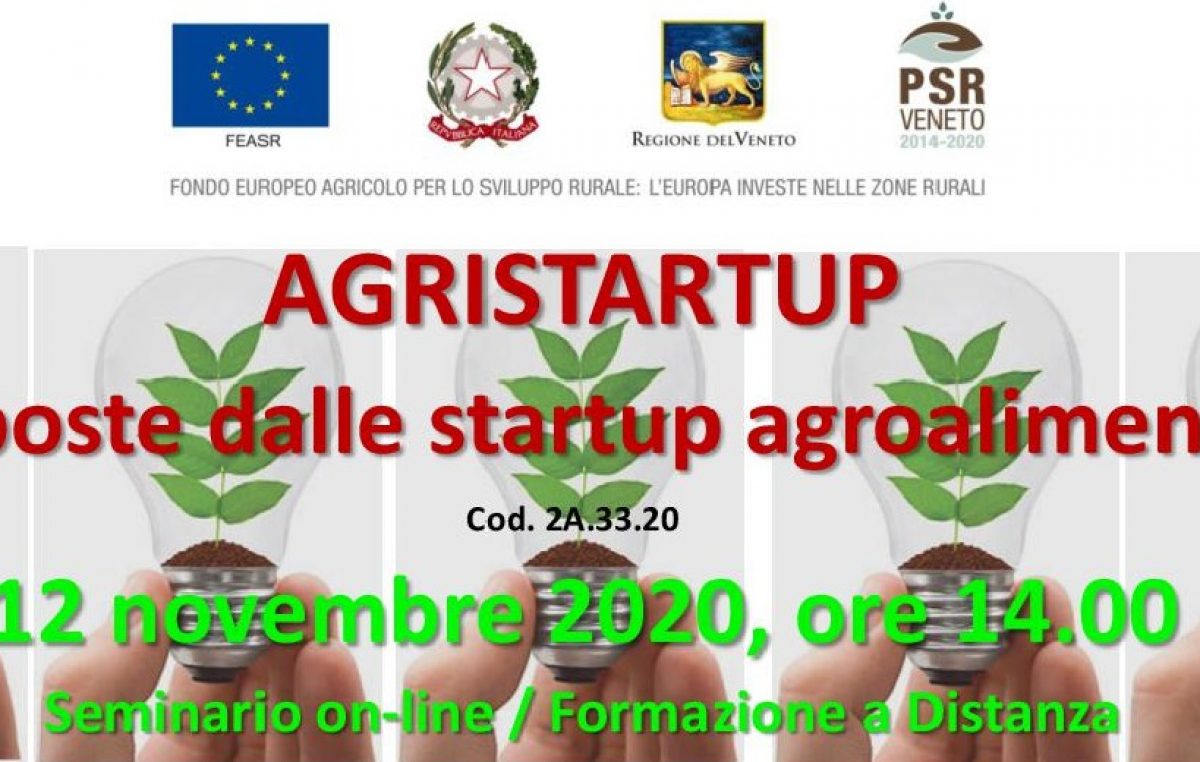 L’INNOVAZIONE CHE ARRIVA DALLA TERRA: ECCO AGRISTARTUP 2020