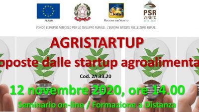 L’INNOVAZIONE CHE ARRIVA DALLA TERRA: ECCO AGRISTARTUP 2020