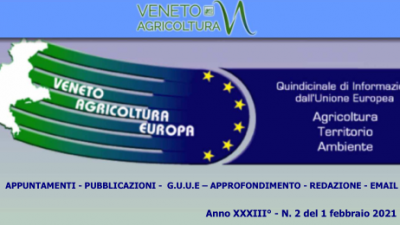 Veneto Agricoltura Europa n. 2/2021 del 1 febbraio 2021