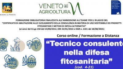 Tecnico consulente nella difesa fitosanitaria