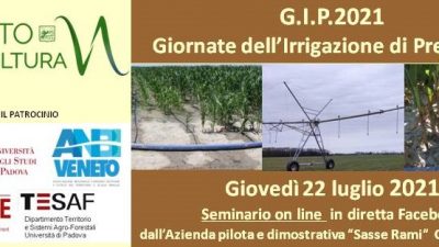 Irrigazione  per aspersione di precisione nei seminativi