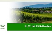 NEWSLETTER AGRICOLTURA VENETA N. 32 DEL 29.9.2021