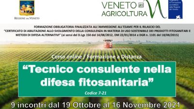Tecnico consulente nella difesa fitosanitaria