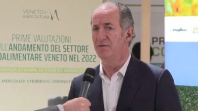 Presentazione del Report di Veneto Agricoltura sul comparto agricolo veneto nel 2022. Il commento del Presidente della Regione del Veneto, Luca Zaia