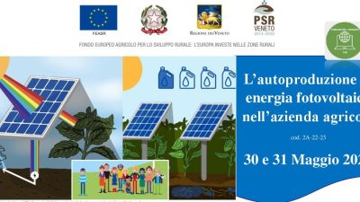 L’autoproduzione di energia fotovoltaica nell’azienda agricola