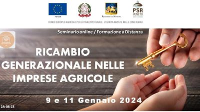 Ricambio generazionale nelle imprese agricole
