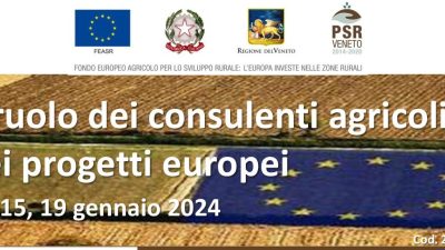 Il ruolo dei consulenti agricoli nei progetti europei