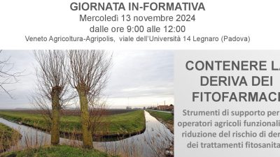 Giornata IN-Formativa: Contenere la deriva dei fitofarmaci
