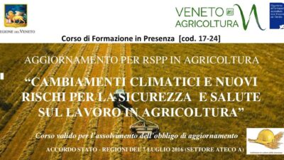 Aggiornamento RSPP in agricoltura: Cambiamenti climatici e nuovi rischi per la sicurezza e salute sul lavoro in agricoltura
